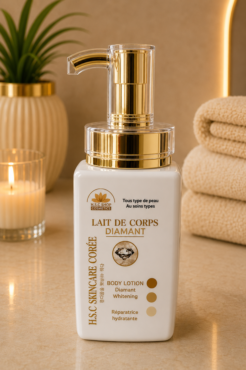 Lait de Corps Diamant Whitening