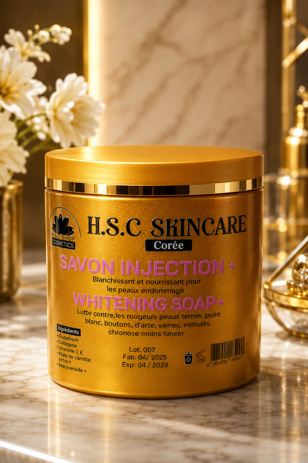 Savon Injection — Grand format
