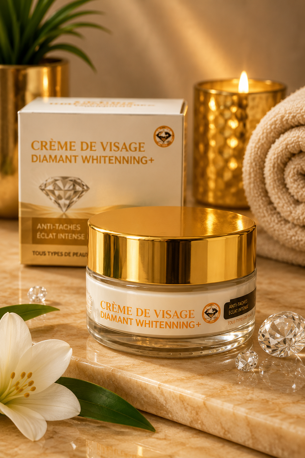 Crème Visage Diamant Whitening +